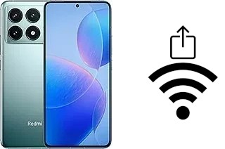 Générer un QR code avec la clé Wifi sur un Xiaomi Redmi K70 Pro