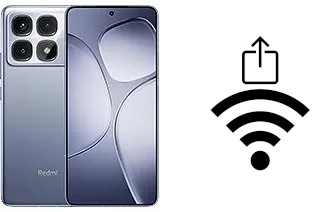 Générer un QR code avec la clé Wifi sur un Xiaomi Redmi K70 Ultra