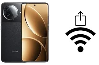Générer un QR code avec la clé Wifi sur un Xiaomi Redmi K80