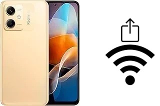 Générer un QR code avec la clé Wifi sur un Xiaomi Redmi Note 12R Pro