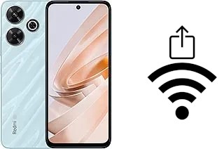 Générer un QR code avec la clé Wifi sur un Xiaomi Redmi Note 13R