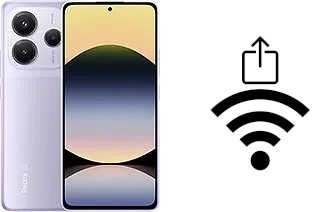 Générer un QR code avec la clé Wifi sur un Xiaomi Redmi Note 14 5G