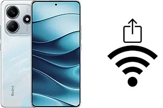 Générer un QR code avec la clé Wifi sur un Xiaomi Redmi Note 14