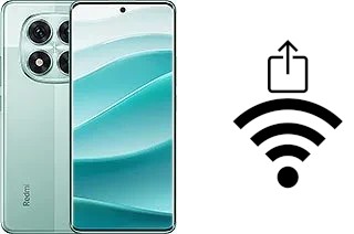 Générer un QR code avec la clé Wifi sur un Xiaomi Redmi Note 14 Pro