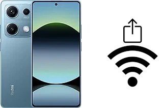 Générer un QR code avec la clé Wifi sur un Xiaomi Redmi Note 14S