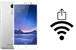 Générer un QR code avec la clé Wifi sur un Xiaomi Redmi Note 3 (MediaTek)