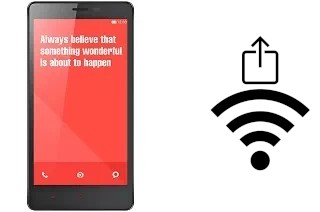 Générer un QR code avec la clé Wifi sur un Xiaomi Redmi Note 4G