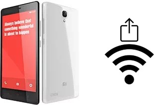 Générer un QR code avec la clé Wifi sur un Xiaomi Redmi Note Prime