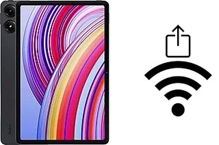Générer un QR code avec la clé Wifi sur un Xiaomi Redmi Pad Pro 5G