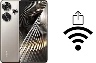 Générer un QR code avec la clé Wifi sur un Xiaomi Redmi Turbo 3