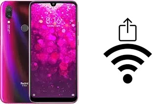 Générer un QR code avec la clé Wifi sur un Xiaomi Redmi Y3