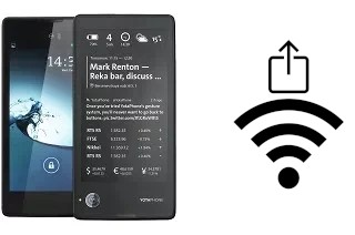 Générer un QR code avec la clé Wifi sur un Yota YotaPhone