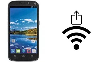 Générer un QR code avec la clé Wifi sur un ZTE Grand X Plus Z826