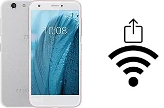 Générer un QR code avec la clé Wifi sur un ZTE Blade A512