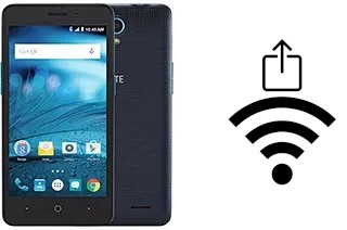 Générer un QR code avec la clé Wifi sur un ZTE Avid Plus