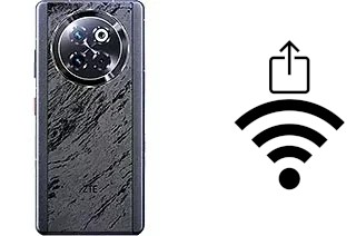 Générer un QR code avec la clé Wifi sur un ZTE Axon 60 Ultra