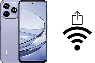 Générer un QR code avec la clé Wifi sur un ZTE Axon 60