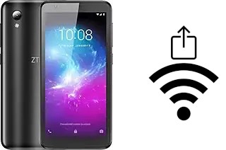 Générer un QR code avec la clé Wifi sur un ZTE Blade A3 (2019)