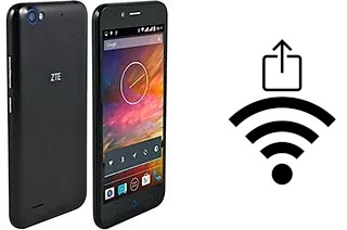 Générer un QR code avec la clé Wifi sur un ZTE Blade A460