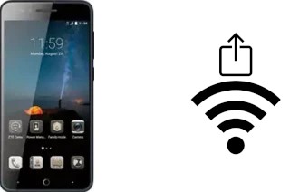 Générer un QR code avec la clé Wifi sur un ZTE Blade A612