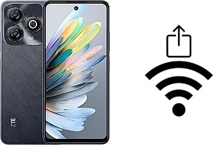 Générer un QR code avec la clé Wifi sur un ZTE Blade A75 4G