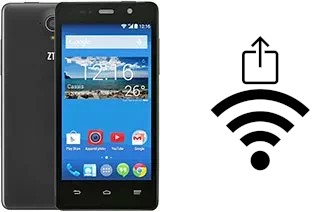 Générer un QR code avec la clé Wifi sur un ZTE Blade Apex 3