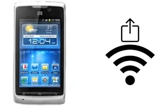 Générer un QR code avec la clé Wifi sur un ZTE Blade II V880+