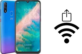 Générer un QR code avec la clé Wifi sur un ZTE Blade V20