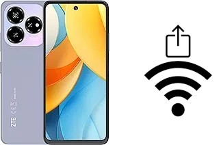 Générer un QR code avec la clé Wifi sur un ZTE Blade V60 Design