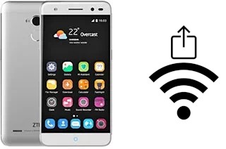 Générer un QR code avec la clé Wifi sur un ZTE Blade A2
