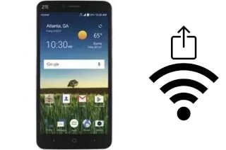 Générer un QR code avec la clé Wifi sur un ZTE Blade X2 Max