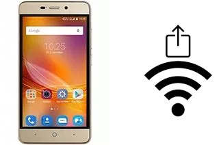 Générer un QR code avec la clé Wifi sur un ZTE Blade X3
