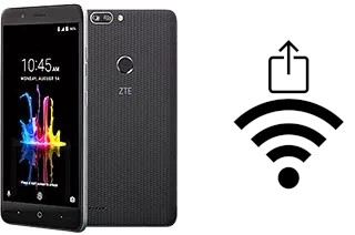 Générer un QR code avec la clé Wifi sur un ZTE Blade Z Max