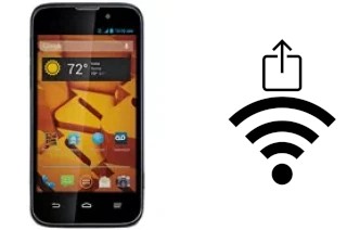 Générer un QR code avec la clé Wifi sur un ZTE Warp 4G