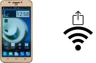 Générer un QR code avec la clé Wifi sur un ZTE Grand S II LTE