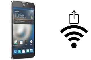 Générer un QR code avec la clé Wifi sur un ZTE Grand S II S291