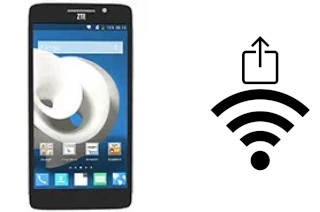 Générer un QR code avec la clé Wifi sur un ZTE Grand S II