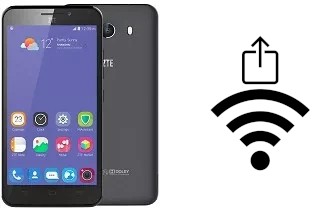 Générer un QR code avec la clé Wifi sur un ZTE Grand S3