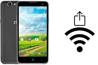 Générer un QR code avec la clé Wifi sur un ZTE Grand X2