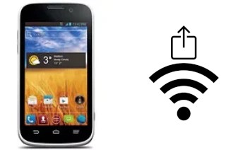 Générer un QR code avec la clé Wifi sur un ZTE Imperial