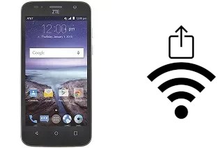 Générer un QR code avec la clé Wifi sur un ZTE Maven