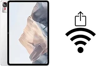 Générer un QR code avec la clé Wifi sur un ZTE Nubia Tablet Pro