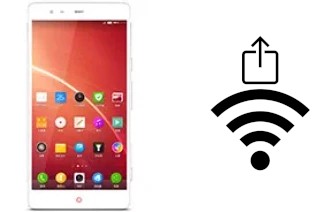 Générer un QR code avec la clé Wifi sur un ZTE nubia X6