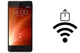 Générer un QR code avec la clé Wifi sur un ZTE nubia Z5S mini NX403A