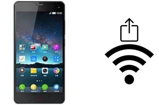 Générer un QR code avec la clé Wifi sur un ZTE nubia Z7 mini