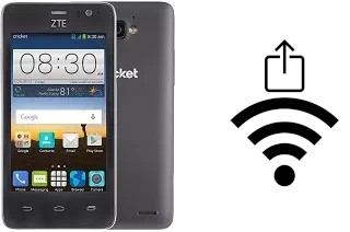 Générer un QR code avec la clé Wifi sur un ZTE Sonata 2