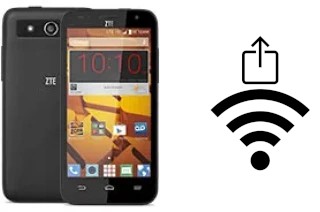 Générer un QR code avec la clé Wifi sur un ZTE Speed