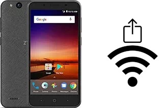 Générer un QR code avec la clé Wifi sur un ZTE Tempo X