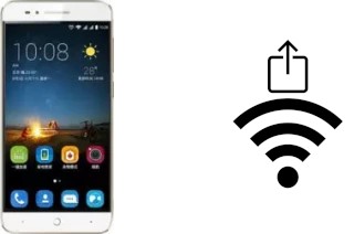 Générer un QR code avec la clé Wifi sur un ZTE Voyage 4S