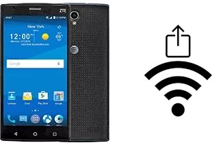 Générer un QR code avec la clé Wifi sur un ZTE Zmax 2